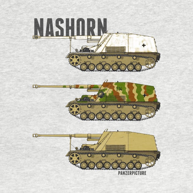 Nashorn Tank Destroyer by Panzerpicture